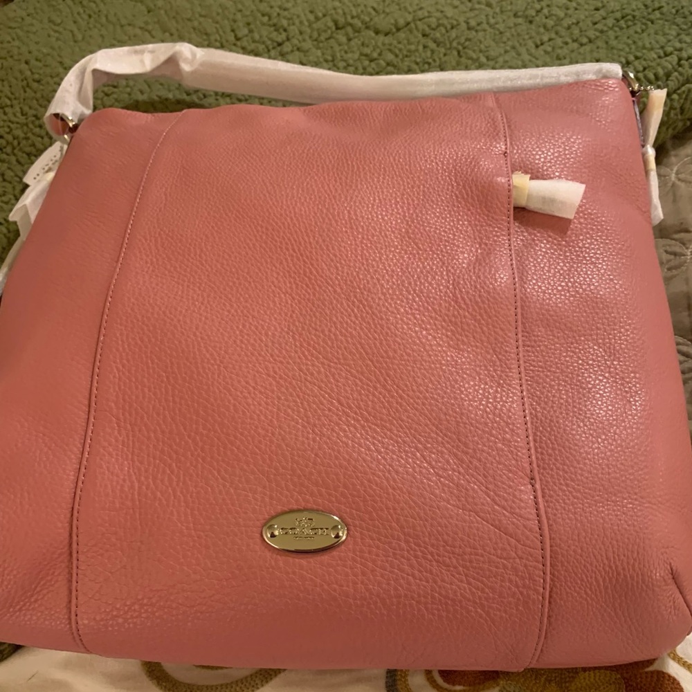 NWT pink Coach purse